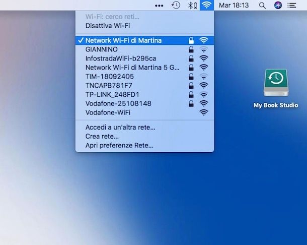 Come condividere password WiFi su Mac