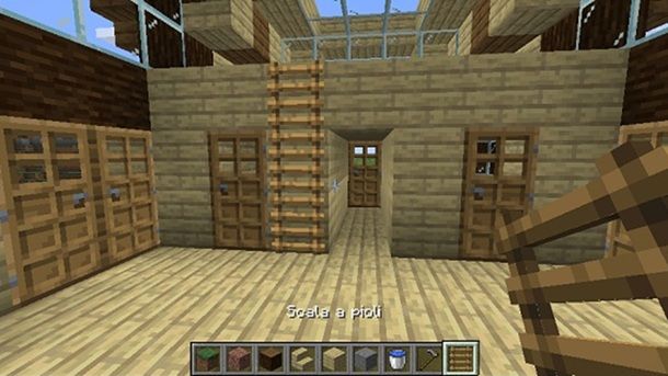 Scala a pioli Minecraft