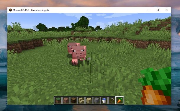 Farsi seguire dagli animali in Minecraft