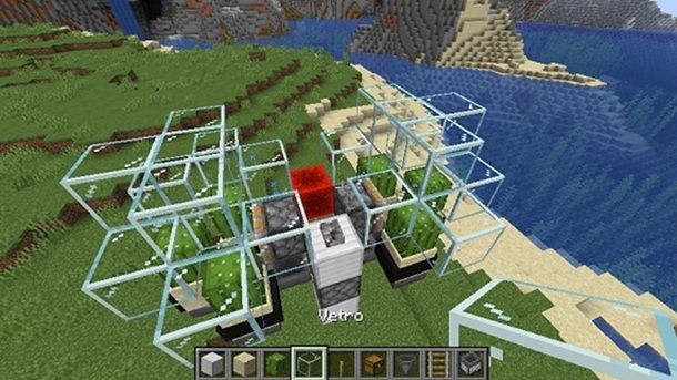 Blocchi vetro Minecraft