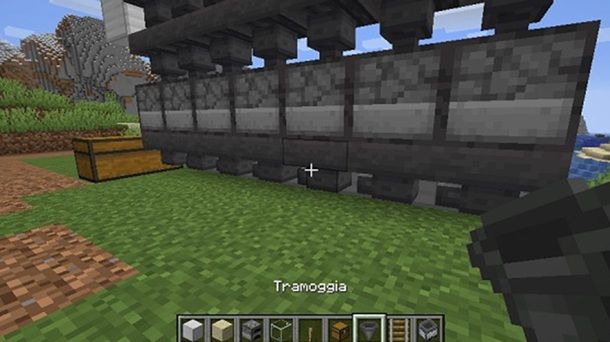 Fila tramogge baule Minecraft