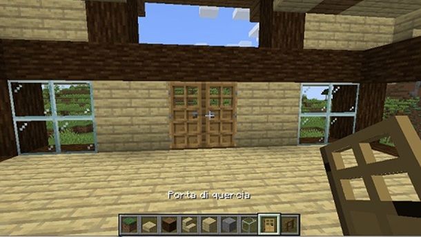 Porte vetro Minecraft