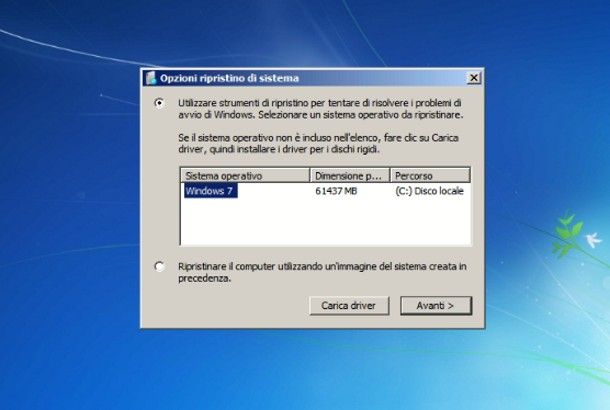 Come resettare Windows 7