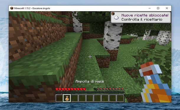 Ampolla di miele Minecraft