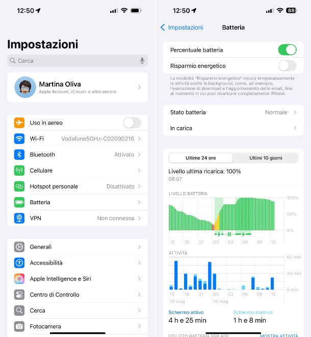 Batteria iPhone