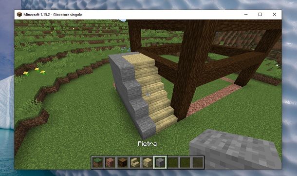 Pietra scalinata Minecraft