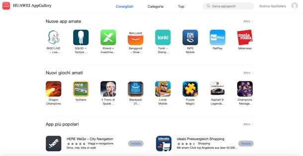 HUAWEI AppGallery da PC
