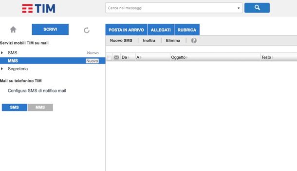 Come visualizzare MMS TIM da PC