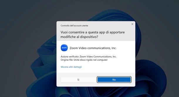 Installare Zoom su Windows