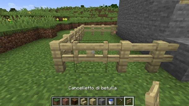Cancelletto di betulla Minecraft
