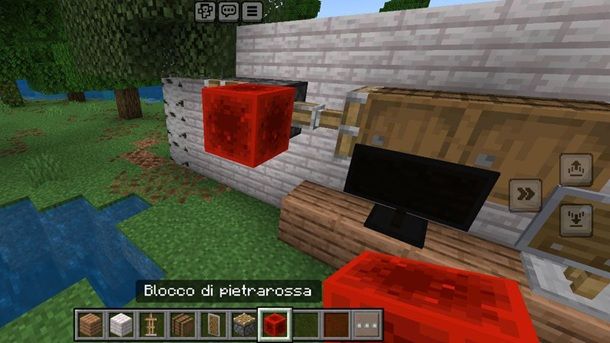 Primo monitor Pietrarossa Minecraft Bedrock