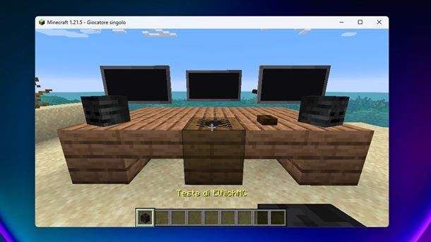 Casse PC triplo monitor Minecraft