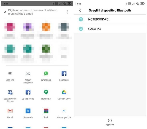 Come trasferire file da Android a PC senza cavo