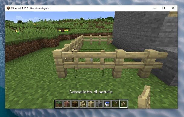 Recinto animali Minecraft