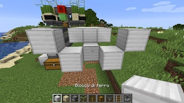 Blocco di ferro ali Minecraft