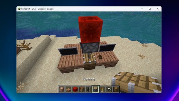 Pistone Minecraft