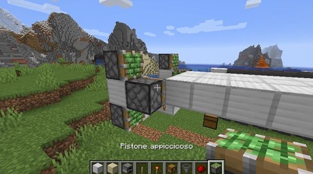 Pistoni appiccicosi lati Minecraft