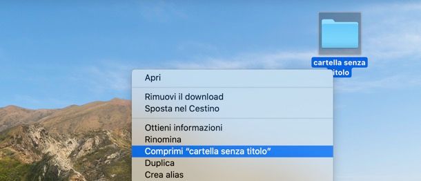 Come zippare una cartella con Mac