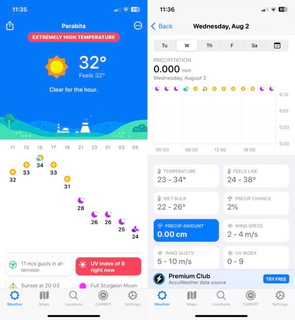 Migliori app meteo