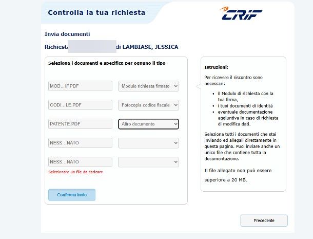 Come sapere se si è protestati gratis: banca dati CRIF