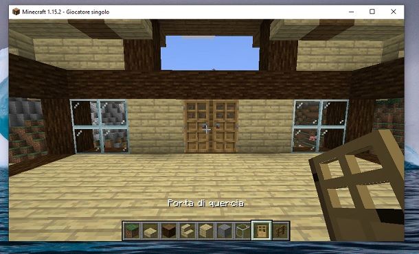 Porte di quercia Minecraft