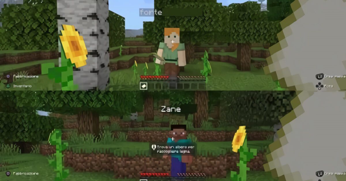 Come giocare in due su Minecraft PS4 | Salvatore Aranzulla