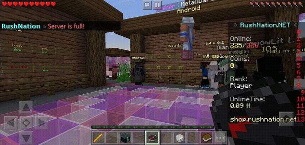 Lobby server Minecraft