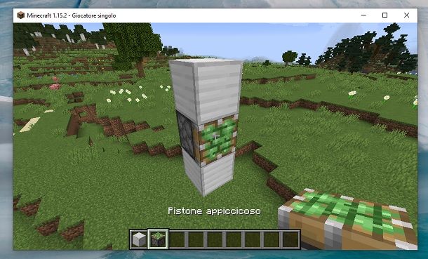 Pistone appiccicoso Minecraft