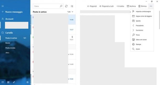 Posta di Windows 10