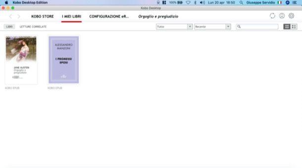Scaricare libri Kobo su PC