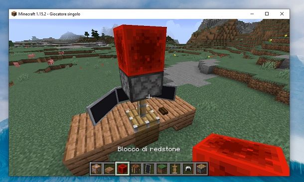 Spingi verso il basso Minecraft