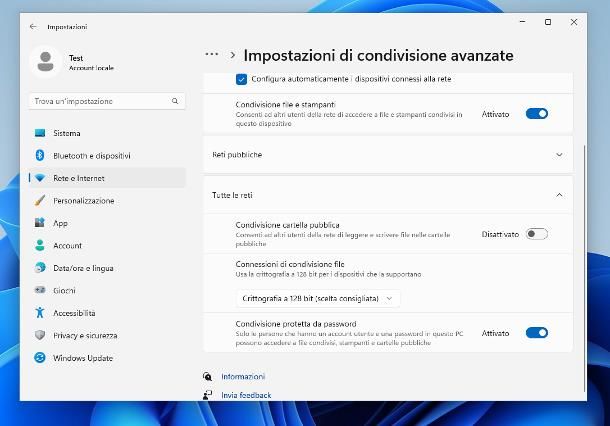 Come configurare rete Ethernet: Windows 11