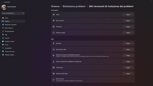 Come risolvere i problemi audio del PC portatile