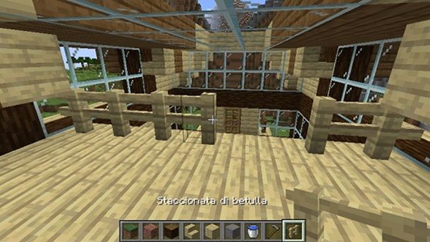 Staccionata di betulla Minecraft