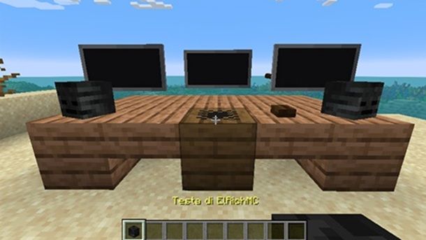 Postazione da gaming finita senza mod Minecraft