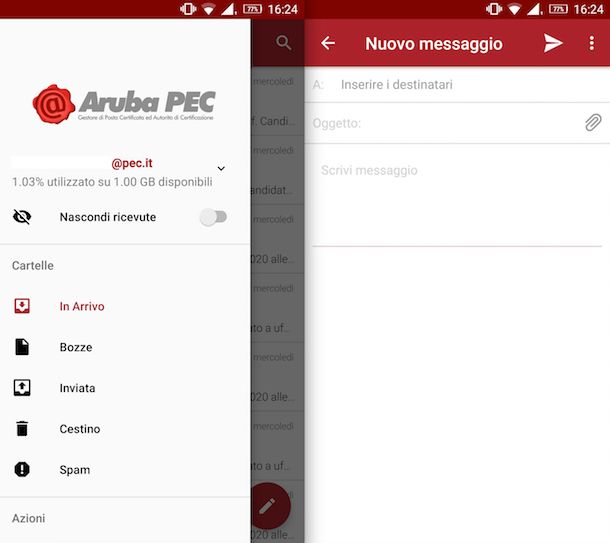 Come usare la PEC Aruba
