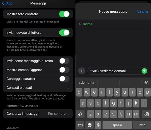 Come sapere se un SMS è stato ricevuto iPhone