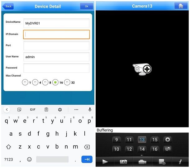 App per telecamere IP