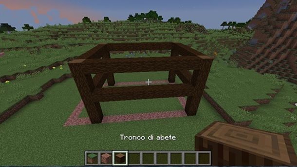 Struttura tronco Minecraft