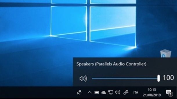 Come alzare il volume del PC portatile Windows 10