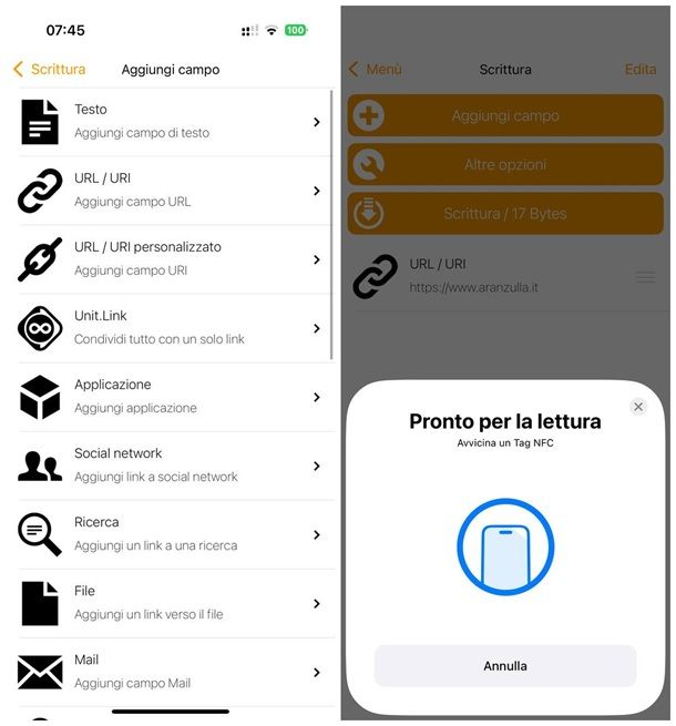 Come attivare NFC su iPhone