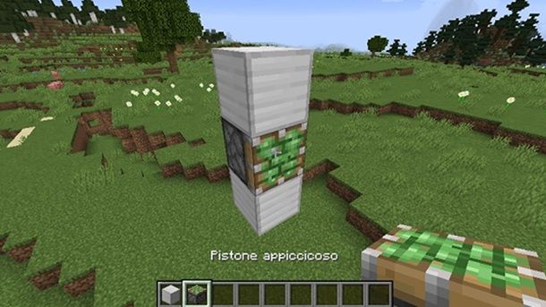 Pistone appiccicoso Minecraft