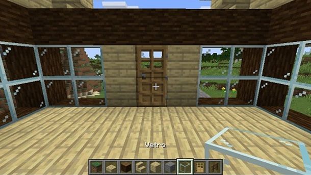 Porta betulla laterale Minecraft