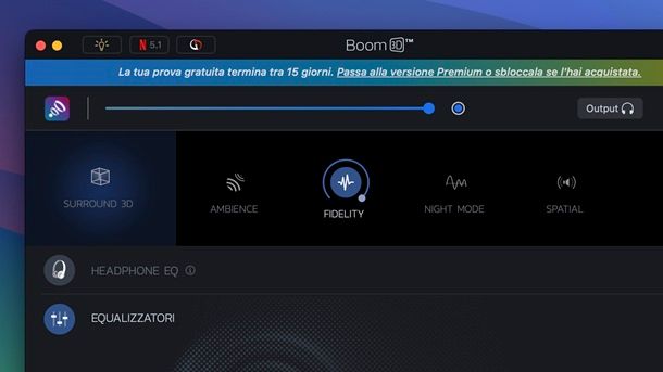 Come alzare il volume del MacBook oltre al limite normale Boom 3D