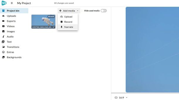 WeVideo editor online