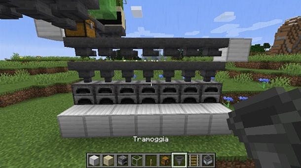 Seconda fila tramogge Minecraft