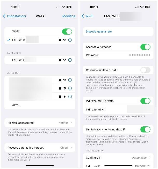 Come vedere la password WiFi dal telefono senza root: iPhone