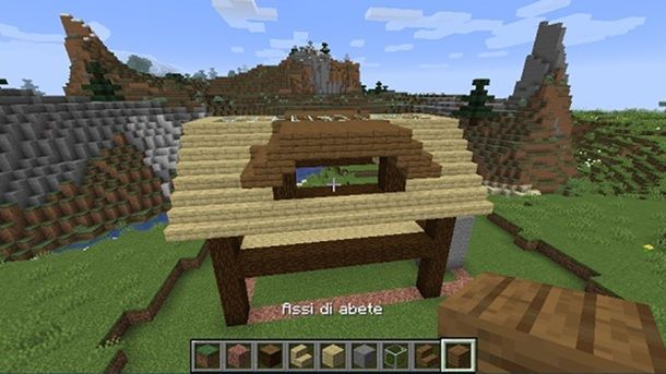 Assi di abete altro lato Minecraft
