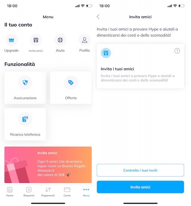 Avere buoni Amazon gratis con HYPE
