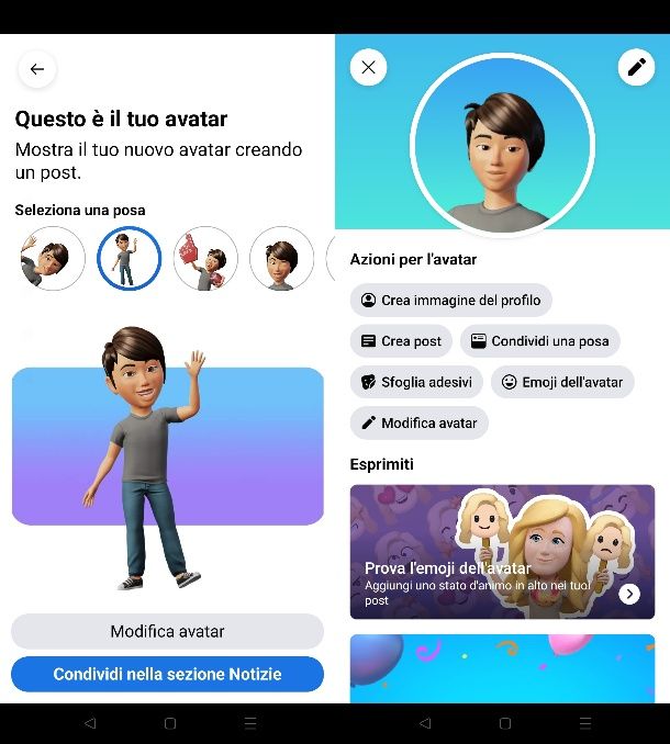 Come creare un avatar su Facebook